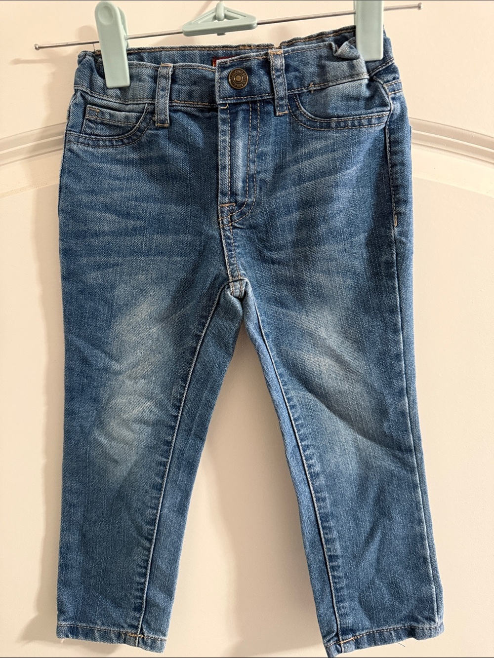 7 For All Mankind Blue Denim Toddler Jeans